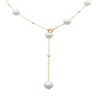 1 Piece Elegant Tassel Alloy Inlay Artificial Pearls Women's Necklace main image 4