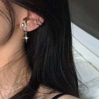 1 Pair Ins Style Star Alloy Plating Artificial Rhinestones Women's Earrings main image 2