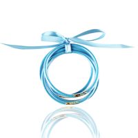 1 Set Fashion Simple Style Round Silica Gel Unisex Wristband sku image 10
