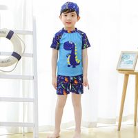 Boy's Simple Style Cartoon Polyester One Pieces sku image 2