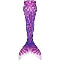 New Simple Printed Polyester Parent-child Mermaid Swimsuit main image 3