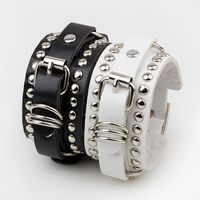 Retro Einfacher Stil Puzzle Legierung Schnalle Unisex Armband main image 2