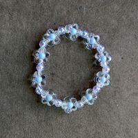 1 Piece Sweet Flower Beaded Resin Women's Bracelets sku image 1