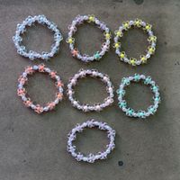 1 Piece Sweet Flower Beaded Resin Women's Bracelets main image 6