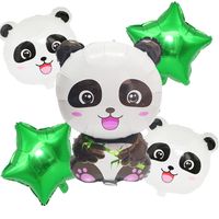 Birthday Panda Aluminum Film Party Balloons sku image 3