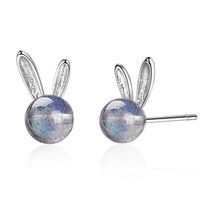 1 Pair Fashion Rabbit Copper Plating Ear Studs main image 5