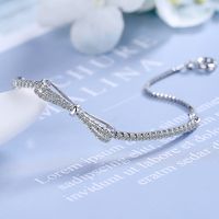 1 Piece Fashion Bow Knot Copper Plating Zircon Bracelets main image 6