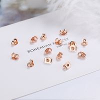 1 Pair Copper Solid Color Classic Style main image 1