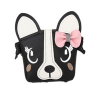 Kid's Small Pu Leather Animal Cute Square Magnetic Buckle Crossbody Bag main image 4