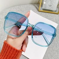 Fashion Color Block Pc Oval Frame Patchwork Full Frame Women's Sunglasses main image 2