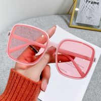 Fashion Color Block Pc Oval Frame Patchwork Full Frame Women's Sunglasses main image 3
