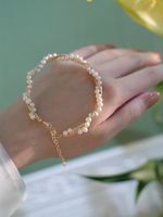 1 Piece Fashion Solid Color Freshwater Pearl Copper Bracelets main image 2