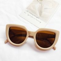Elegant Fashion Solid Color Pc Cat Eye Full Frame Women's Sunglasses sku image 4