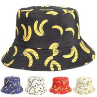 Unisex Fashion Banana Printing Wide Eaves Bucket Hat main image 1