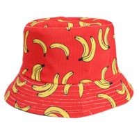 Unisexo Moda Banana Impresión Aleros Anchos Sombrero De Copa main image 3