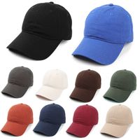 Unisex Fashion Solid Color Curved Eaves Baseball Cap main image 1