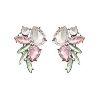 1 Pair Elegant Luxurious Shiny Geometric Artificial Crystal Alloy Women's Drop Earrings sku image 11