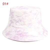 Unisex Fashion Tie Dye Wide Eaves Bucket Hat sku image 2