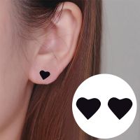 Simple Style Heart Shape Stainless Steel Plating Earrings main image 4