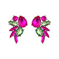 1 Pair Elegant Luxurious Shiny Geometric Artificial Crystal Alloy Women's Drop Earrings sku image 14