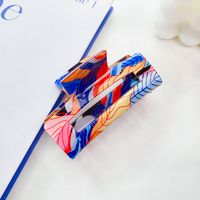 Fashion Plaid Plastic Handmade Hair Claws 1 Piece sku image 1