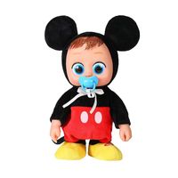 Cute Simulation Baby Crying Walking And Singing Vinyl Children's Toys 1 Piece sku image 10