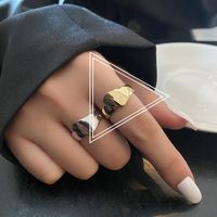 Fashion Geometric Silver Plated Plating Women's Open Ring 1 Piece sku image 64
