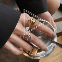 Fashion Geometric Silver Plated Plating Women's Open Ring 1 Piece sku image 21