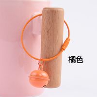 Cute Solid Color Bell Metal Unisex Bag Pendant Keychain 1 Piece sku image 4