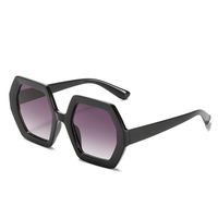 Simple Style Color Block Ac Polygon Full Frame Women's Sunglasses sku image 1