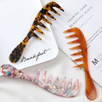 Fashion Solid Color Acetic Acid Sheets Hair Combs main image 5