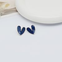 1 Pair Fashion Heart Shape Alloy Women's Ear Studs sku image 3