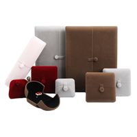 1 Piece Fashion Solid Color Flannel Jewelry Boxes main image 1