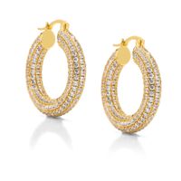 1 Paire Style Simple Carré Le Cuivre Incruster Strass Des Boucles D'oreilles main image 5