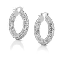 1 Paire Style Simple Carré Le Cuivre Incruster Strass Des Boucles D'oreilles main image 3