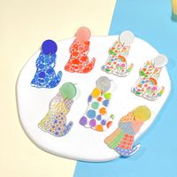 1 Pair Sweet Cat Arylic Epoxy Women's Earrings main image 3