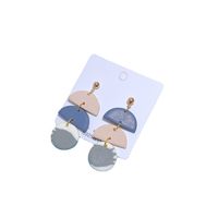 Simple Style Round Soft Clay Patchwork Women's Earrings main image 5
