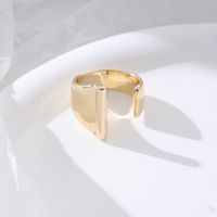 1 Piece Fashion Letter Copper Plating Hollow Out Rings sku image 18