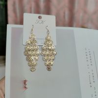1 Pair Elegant Star Tassel Heart Shape Inlay Alloy Artificial Pearls Rhinestones Glass Earrings sku image 40