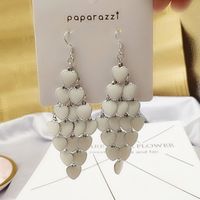 1 Pair Elegant Star Tassel Heart Shape Inlay Alloy Artificial Pearls Rhinestones Glass Earrings sku image 19