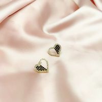 1 Pair Fashion Flower Butterfly Bow Knot Alloy Inlay Artificial Pearls Rhinestones Shell Women's Earrings sku image 25