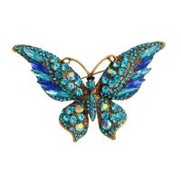 Moda Mariposa Aleación Esmalte Diamantes De Imitación Mujeres Broches sku image 2