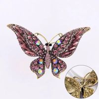 Moda Mariposa Aleación Esmalte Diamantes De Imitación Mujeres Broches main image 1