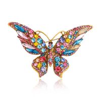Moda Mariposa Aleación Esmalte Diamantes De Imitación Mujeres Broches sku image 6