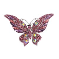Moda Mariposa Aleación Esmalte Diamantes De Imitación Mujeres Broches sku image 5