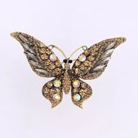 Moda Mariposa Aleación Esmalte Diamantes De Imitación Mujeres Broches sku image 7