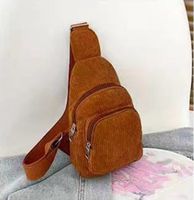 Frau Basic Einfarbig Plüsch Taille Taschen sku image 8