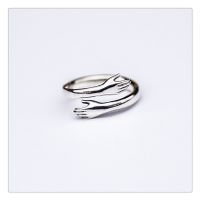 Fashion Palm Copper Plating Open Ring main image 3