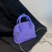 Women's All Seasons Pu Leather Fashion Shoulder Bag Handbag Dome Bag sku image 5