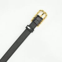 Casual Solid Color Pu Leather Alloy Women's Leather Belts main image 5